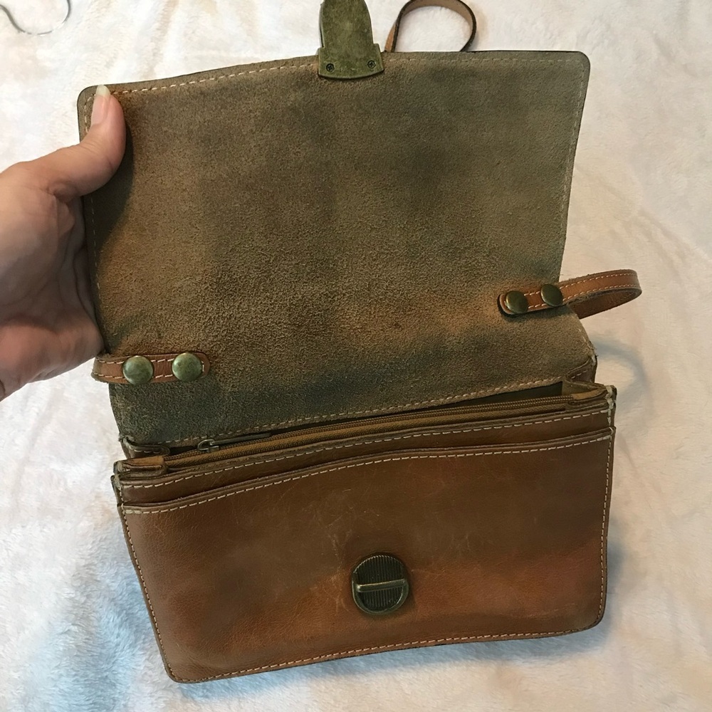 Patricia Nash Leather Purse Organizer Crossbody Shoulder Detachable Strap - Picture 12 of 16